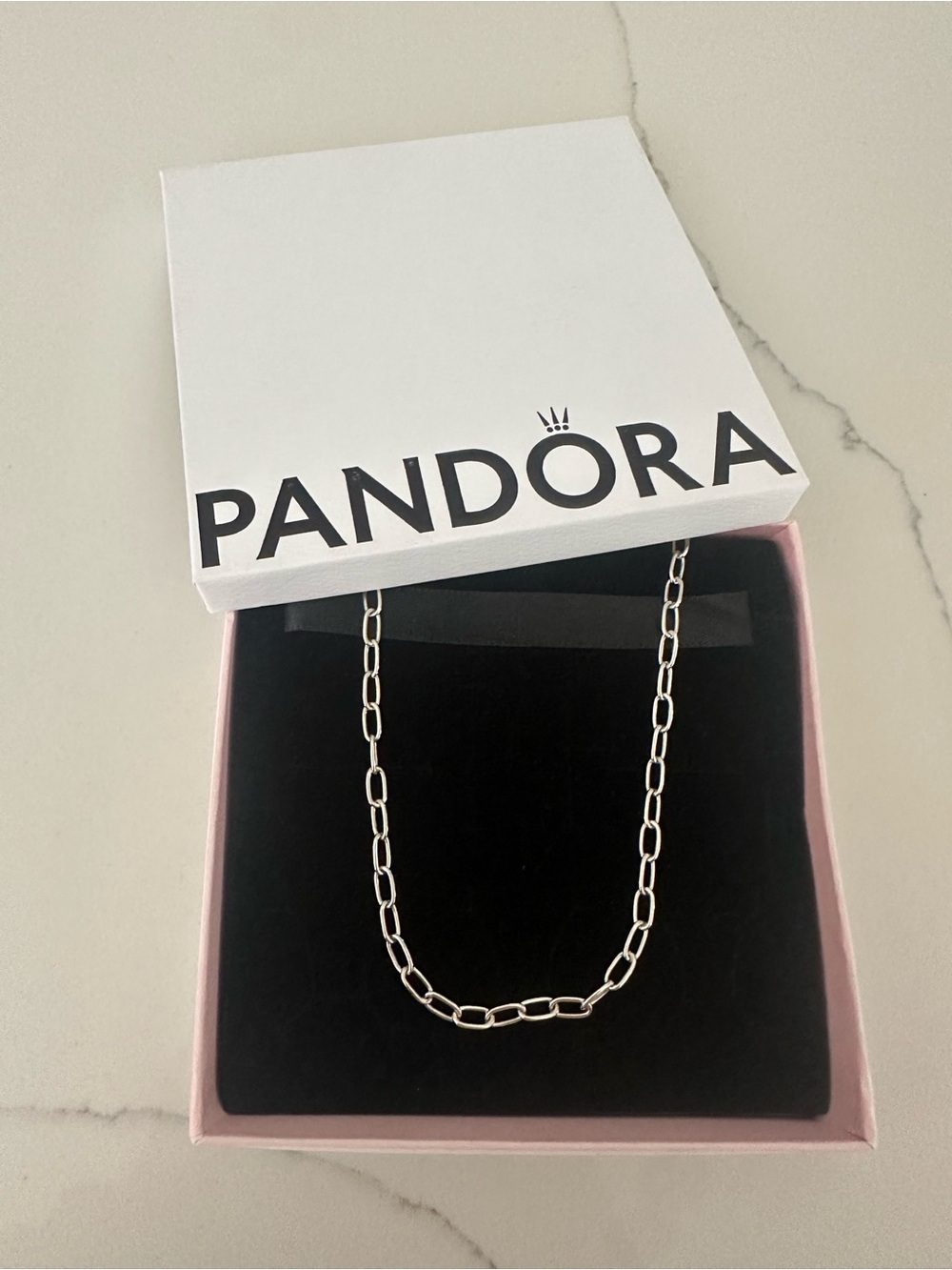 PANDORA Paper Clip 45cm Chain